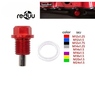 แม่เหล็กน้ํามันท่อระบายน้ํา Bolt ปลั๊กเกียร์น้ํามันท่อระบายน…