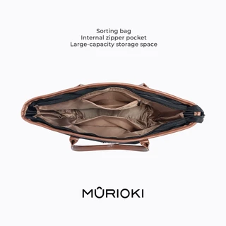 MURIOKI-Grace ToteBag สําหรับผู้หญิง 14In ความจุขนาดใหญ่พร้อมกระเป๋าที่ถอดออกได้ G1041(28*12*31cm)