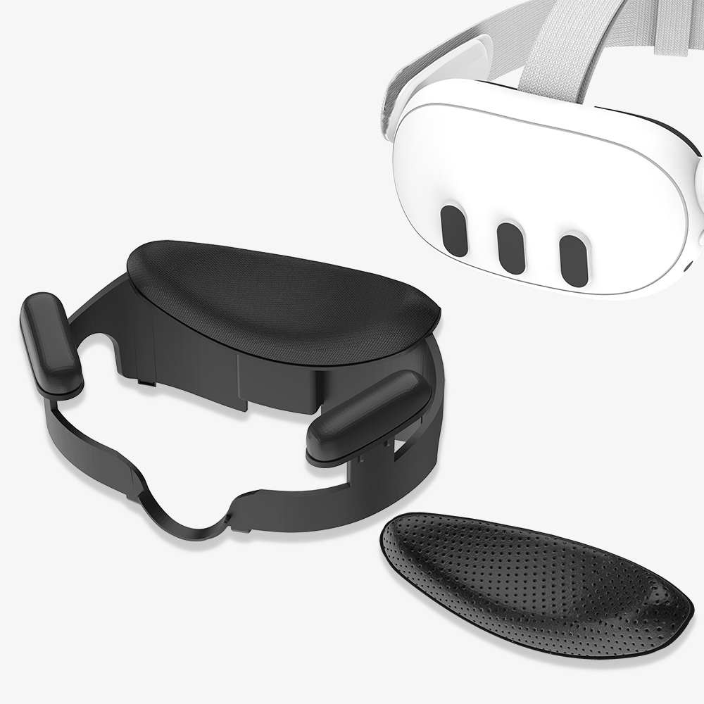 สําหรับ Meta Quest 3 VR อัพเกรดเปิดขาตั้งหน้ากากระบายอากาศสูง Pad ทนทาน Enhanced Face shield