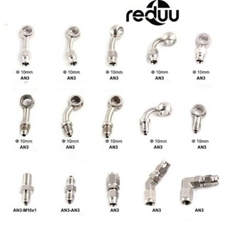 AN3 รถจักรยานยนต์มอเตอร์จักรยานเบรคไฮดรอลิกท่อสาย Banjo Fitt…