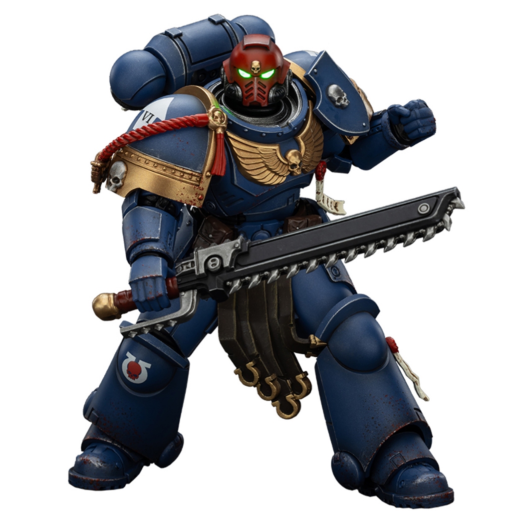 HiPlay JOYTOY 1/18 Warhammer 4k Ultramarines Gadriel/ Chairon /Titus Collectors Ed. แอ็คชั่นฟิกเกอร์