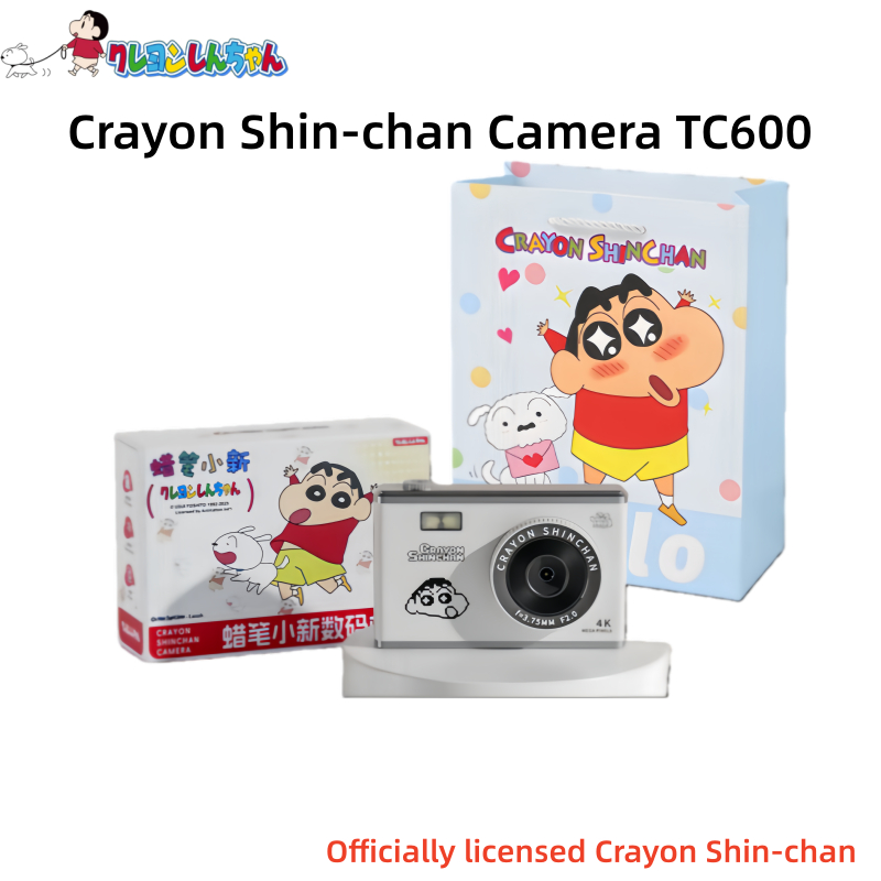 กล้องเครยอนชินจัง TC600 4800W พิกเซล หน้าหลังคู่ CCD HD ดิจิตอล มินิ การ์ตูน เด็ก ของขวัญวันเกิด