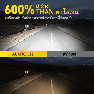 AUXITO 2PC ไฟหน้า M3S H11 HB3 9005 LED 80W 18000LM 6500k ปรับได้ สีขาว แบบเปลี่ยน Canbus