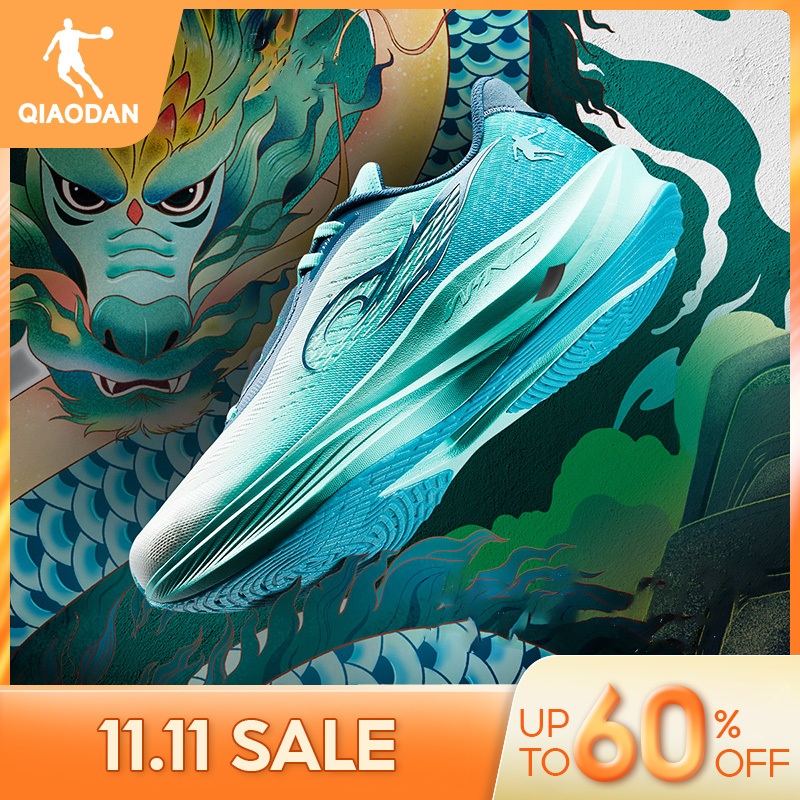 Qiaodan WIND 3TR รองเท้าวิ่งผู้ชายกีฬาการฝึกอบรม Shock ดูดซับ Rebound Anti Slip QDB023252297