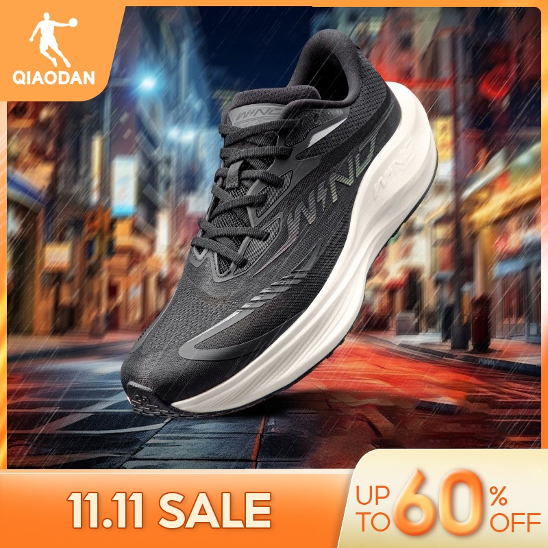 Qiaodan WIND 3.5TR รองเท้าวิ่งผู้ชายฤดูหนาวการฝึกอบรม Shock ดูดซับ Anti-Slip Rebound QDB023254297