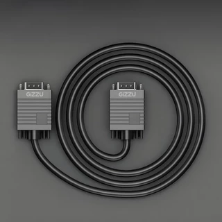 GIZZU 1.8M 1080p 60Hz Vga สาย 3+6 ชุบอะแดปเตอร์วิดีโอสายแปลงสําหรับโปรเจคเตอร์ TV Monitor 1 ปี GCPVV18