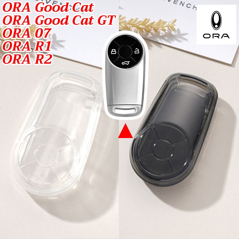 GWM ORA Good Cat ปลอกกุญแจรถ โปร่งใส ORA Good Cat GT ORA 07 ORA R1 R2 เคสกุญแจรถ