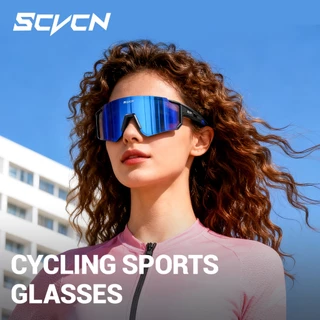 Scvcn แฟชั่นแว่นตากันแดด Cool ผู้ชายผู้หญิงแว่นตาหรูหรากีฬากลางแจ้ง Runing Drving Shades Racing UV400 MTB จักรยานแว่นตา