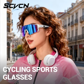 Scvcn แฟชั่นแว่นตากันแดด Cool ผู้ชายผู้หญิงแว่นตาหรูหรากีฬากลางแจ้ง Runing Drving Shades Racing UV400 MTB จักรยานแว่นตา