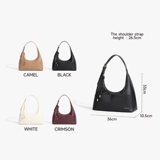 MOSSDOOM Fabia Bag กระเป๋าหนังพียูสะพายไหล่สุดเรียบหรู