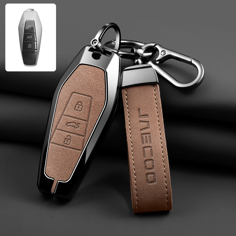 ใช้ได้กับเคสกุญแจ Jaecoo 6 ev รุ่นใหม่ปี 2024-2025 J6 Jaecoo6 EQ7 icar03 ของแต่งรถ พวงกุญแจรถยนต์ พว