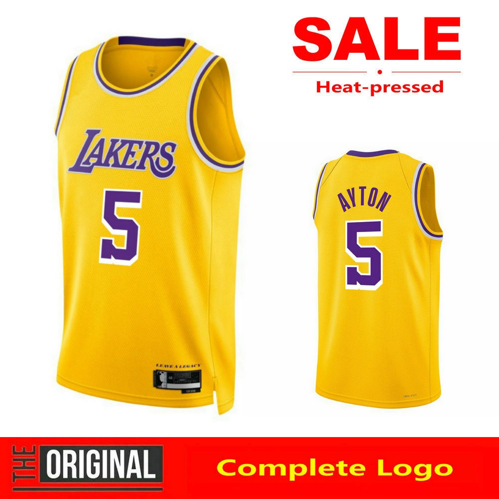 เสื้อบีบอัด ใหม่ Lakers 5 Deandre Ayton Jersey