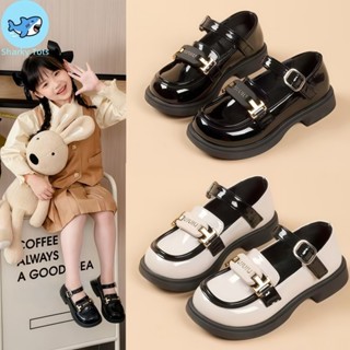 【BKK Delivery】รองเท้าหนังเด็กผู้หญิง อายุ 6-12 ปี ด้านหน้ารอ…