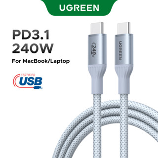 UGREEN PD240W สาย USB C ถึง USB C ชาร์จเร็วชิป E-Marker 480M…