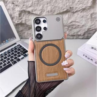 สําหรับ Samsung Galaxy S26 S25 S24 S23 S22 Ultra 5G 2025 S25Plus S24Plus ไม้กรณีแม่เหล็ก Frameless ฝาครอบกระจายความร้อนกันกระแทกกลับเคสโทรศัพท์