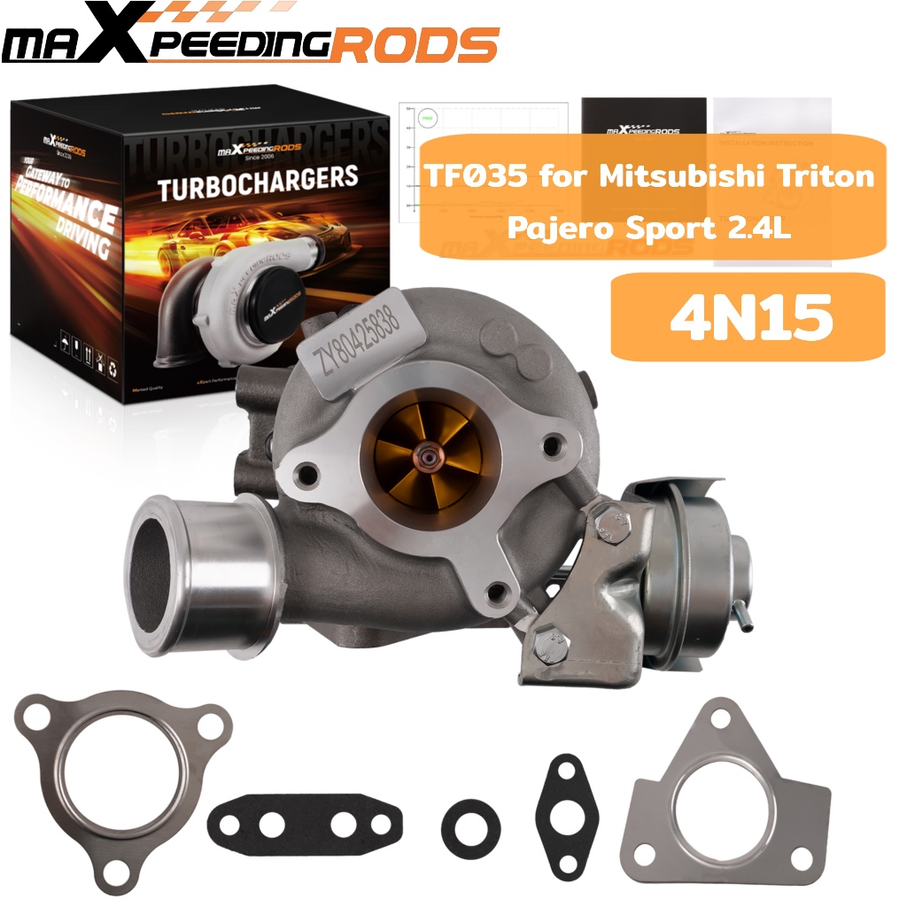 TF035  เทอร์โบชาร์จเจอร์ สำหรับ Mitsubishi Triton Pajero Sport 2.4L 4N15 ดีเซล ปี 2015- ขับเคลื่อนน้ำ