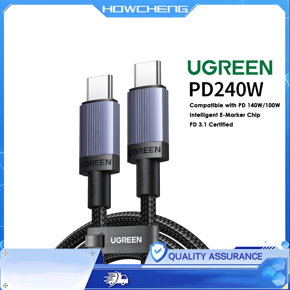 UGREEN สาย USB C เป็น USB C 240W สาย Type-C ชาร์จเร็ว