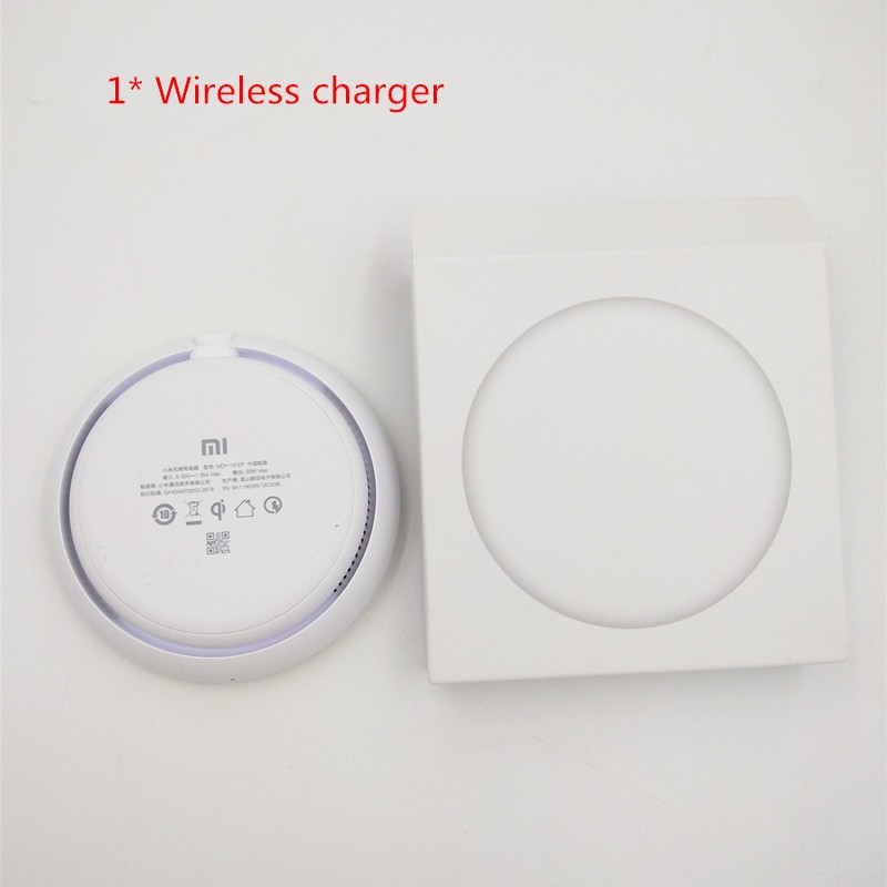 Original 20W Xiaomi Wireless Charger Original Xiaomi Mi 9 Wireless Fast Charger พร้อมสายชาร์จสําหรับ