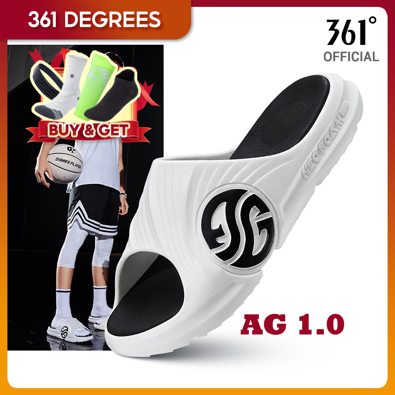 361 องศารองเท้าแตะสําหรับผู้ชายผู้หญิง AG 1.0 Aaron Gordon Beach รองเท้าแตะบาสเก็ตบอลลําลอง 67212670