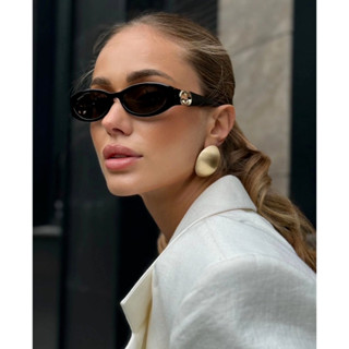 แว่นกันแดดสุภาพสตรีแบบคลาสสิก ขนาดเล็ก พร้อมฟังก์ชันบล็อก UV…