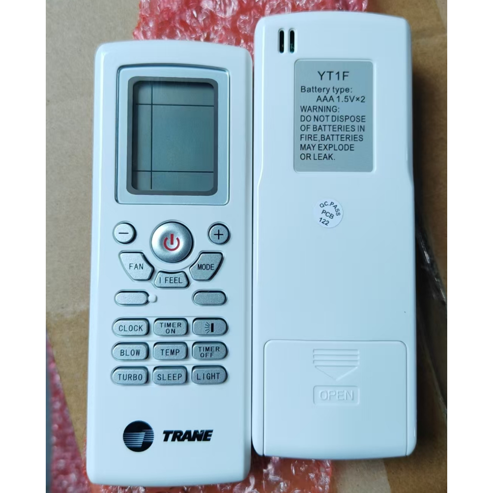 รีโมทคอนโทรลใหม่เหมาะสําหรับเครื่องปรับอากาศ Trane/Star Aire YT1F เข้ากันได้กับรุ่นนี้โดยตรง
