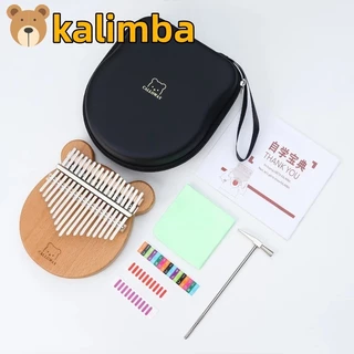 ((ใหม่) 17 คีย์ eq kalimba ba หมีบีช kalimabathumb เพลงประกอบต้นฉบับเปียโนเครื่องดนตรีอุปกรณ์เสริม