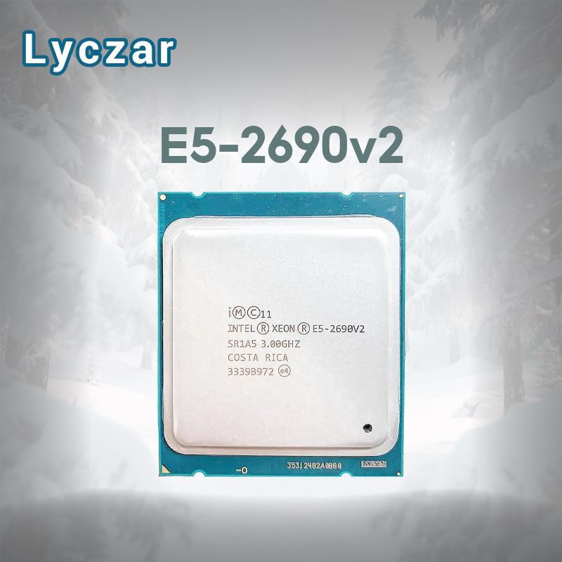 Intel Xeon E5 2690v2 โปรเซสเซอร์ LGA 2011 3.0GHz 25M 10-Core 130 Lyczar CPU เซิร์ฟเวอร์