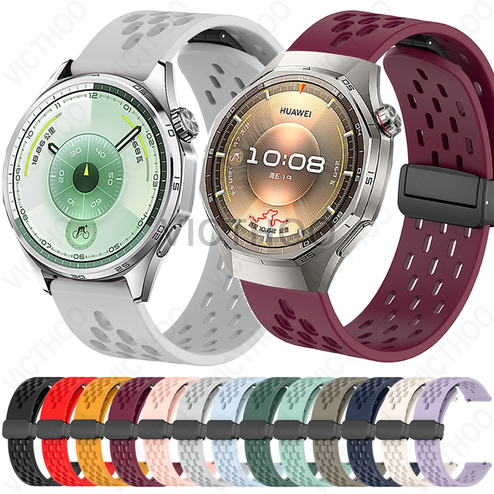 สายรัดซิลิโคนอุปกรณ์เสริมสําหรับ Huawei Watch GT 2 Pro GT2 GT3 SE GT4 GT5 GT6 46mm 42mm 43mm 41mm GT