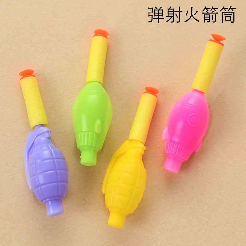 ถุงลมนิรภัย Rocket Launcher รุ่นของเล่นโปรดสําหรับเด็ก Foam Rocket Ejection Safety Toys