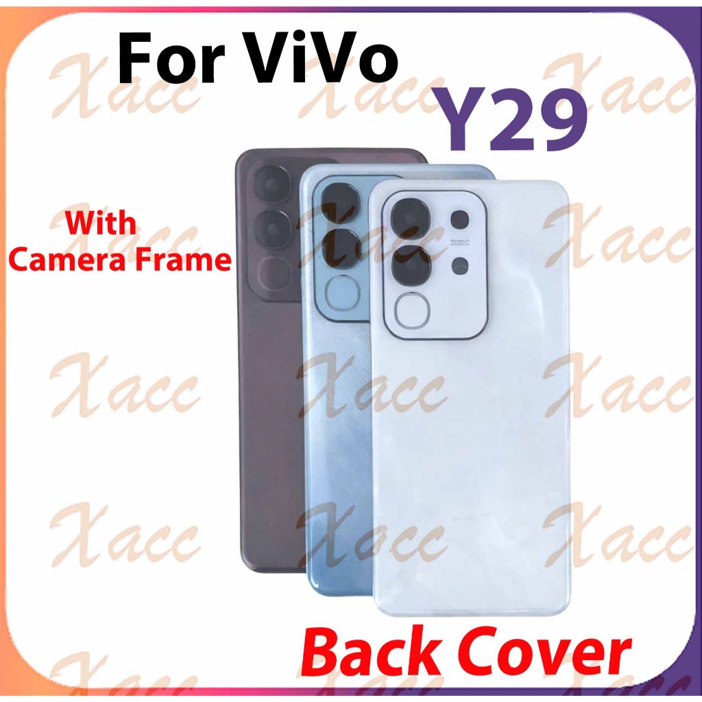 สําหรับ Vivo Y29 ฝาหลังแบตเตอรี่การติดตั้งเปลี่ยนโทรศัพท์