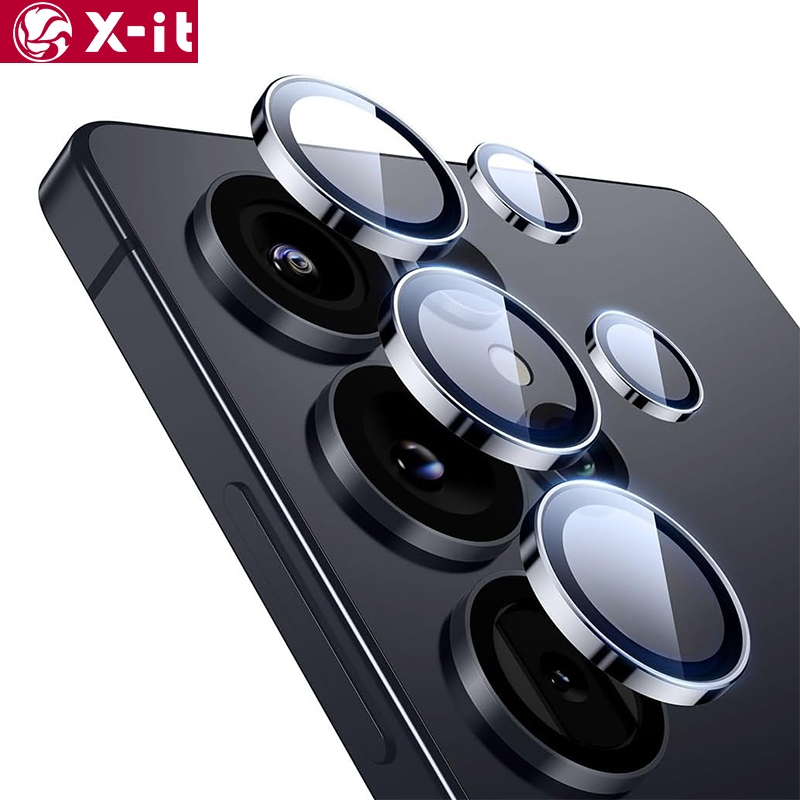 X-IT สําหรับ Samsung Galaxy S22 S23 S24 S25 FE Ultra กล้องเลนส์ Protector Shatterproof Ultra HD 9H กระจกนิรภัยกล้องป้องกันหน้าจอแหวนโลหะฝาครอบฟิล์ม 5G