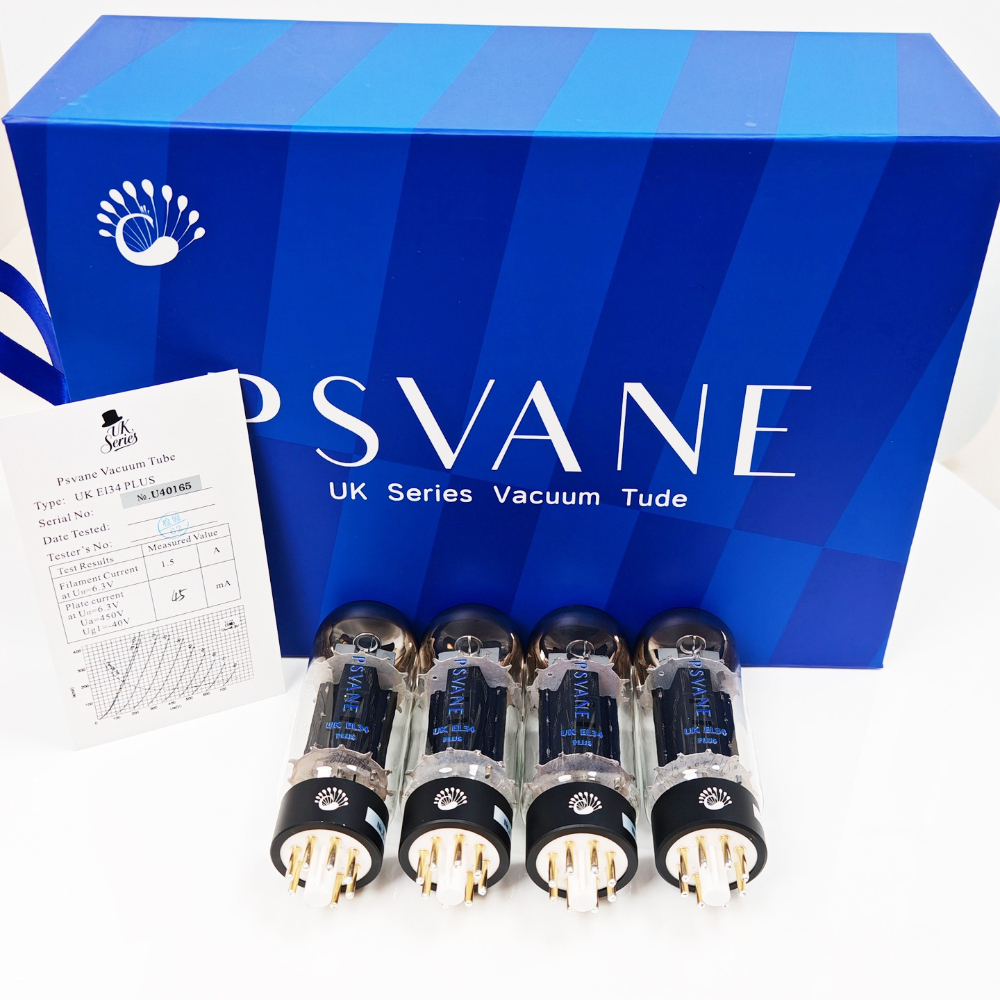 PSVANE UK-EL34 PLUS สูญญากาศอัพเกรด EL34 EL34C EL34B 6CA7 6P3P 6L6 HIFI Audio วาล์วอิเล็กทรอนิกส์หลอ