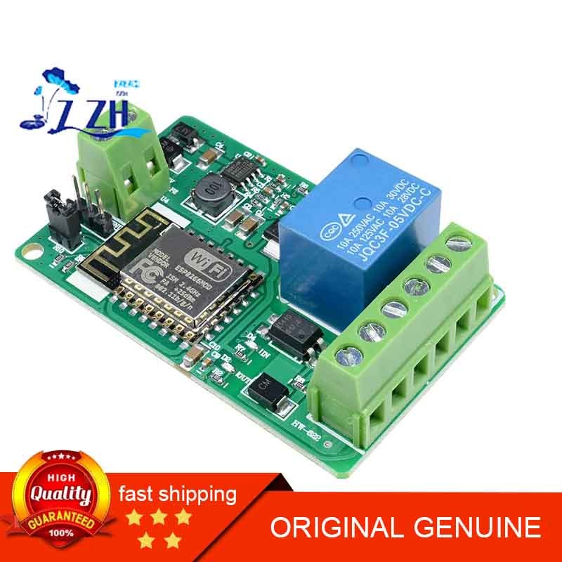 ESP8266 WIFI รีเลย์สวิทช์ควบคุมโมดูลเครือข่ายรีเลย์คณะกรรมการพัฒนา ESP-12F โมดูล