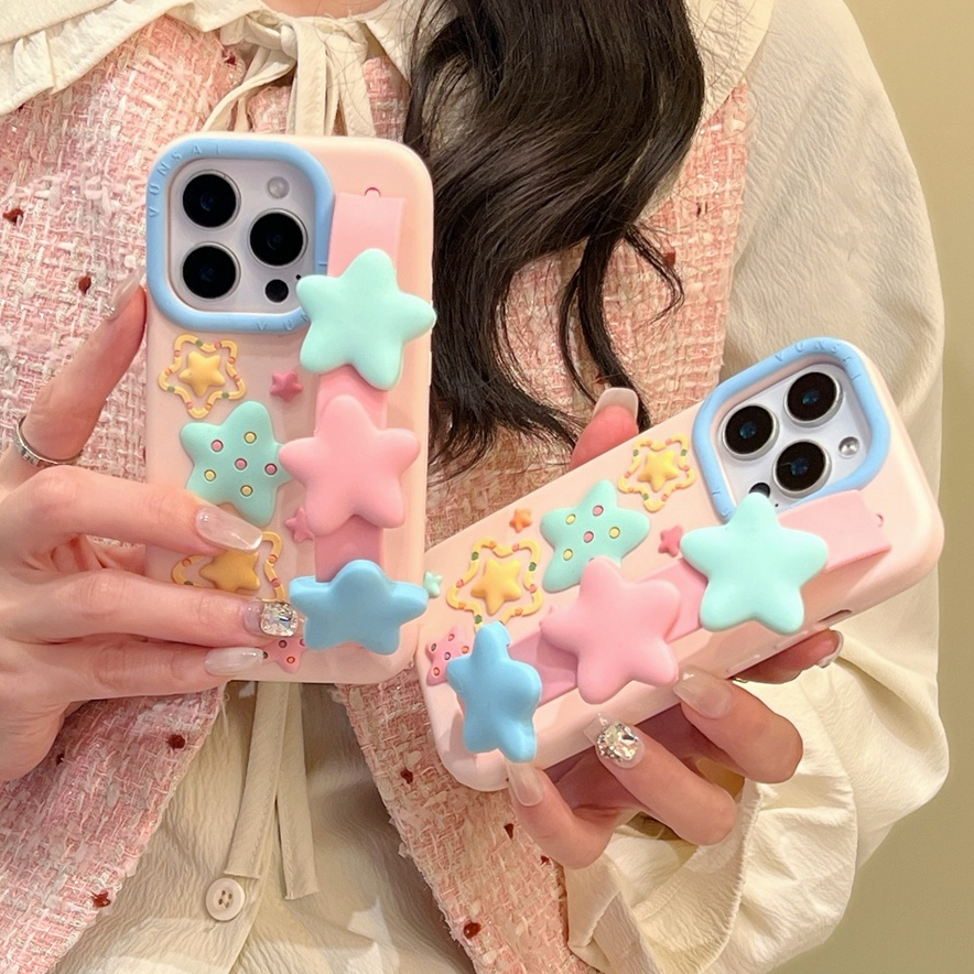 สําหรับIphone Case 17 Pro Max 16 Pro Max 15 Pro Max 14 Pro Max 13 Pro Max 3Dสามมิติการ์ตูนซิลิโคนนุ่มกรณี