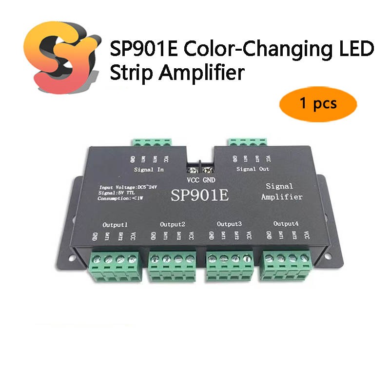 [สต๊อกพร้อม] 1 ชิ้น SP901E Phantom Lantern พร้อมเครื่องขยายเสียง SPI เครื่องขยายสัญญาณ 2812 ws2811 F