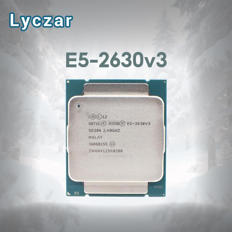 Intel Xeon E5 2630v3 โปรเซสเซอร์ LGA 2011-3 2.4GHz 20M 8-Core 85W Lyczar Server CPU