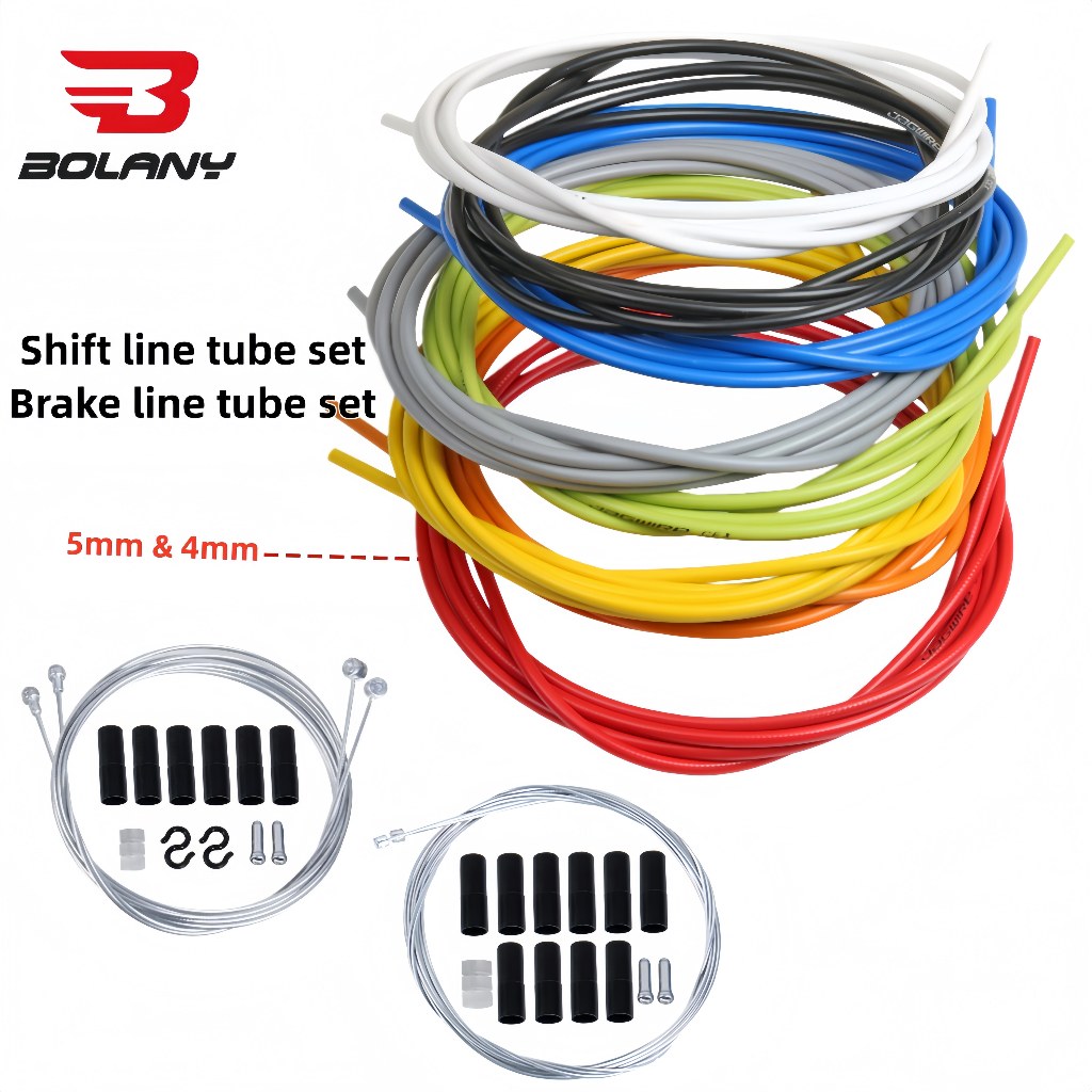 สายเกียร์จักรยาน/สายเบรกจักรยาน Bolany เบรค/Shift Cable & Housing Group ชุดสําหรับ MTB จักรยาน SHIFT/ชุดเบรคท่อลวดสายท่อ