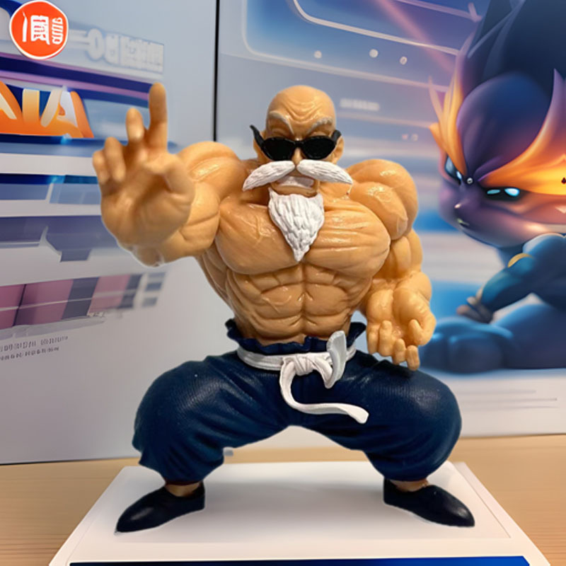 9.5 ซม.Super Saiyan Son Goku Dragon Ballไม่สามารถย้าย Action Figure Hunter Yuanqi Bullet ฟรี Ultimate เต่า Immortal เด็กของขวัญของเล่น