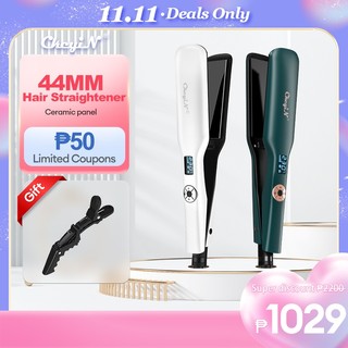 Ckeyin Professional Hair Iron Straightener  Heating Flat Iron 3D Float Hair Tools Ceramic Iron 44mm