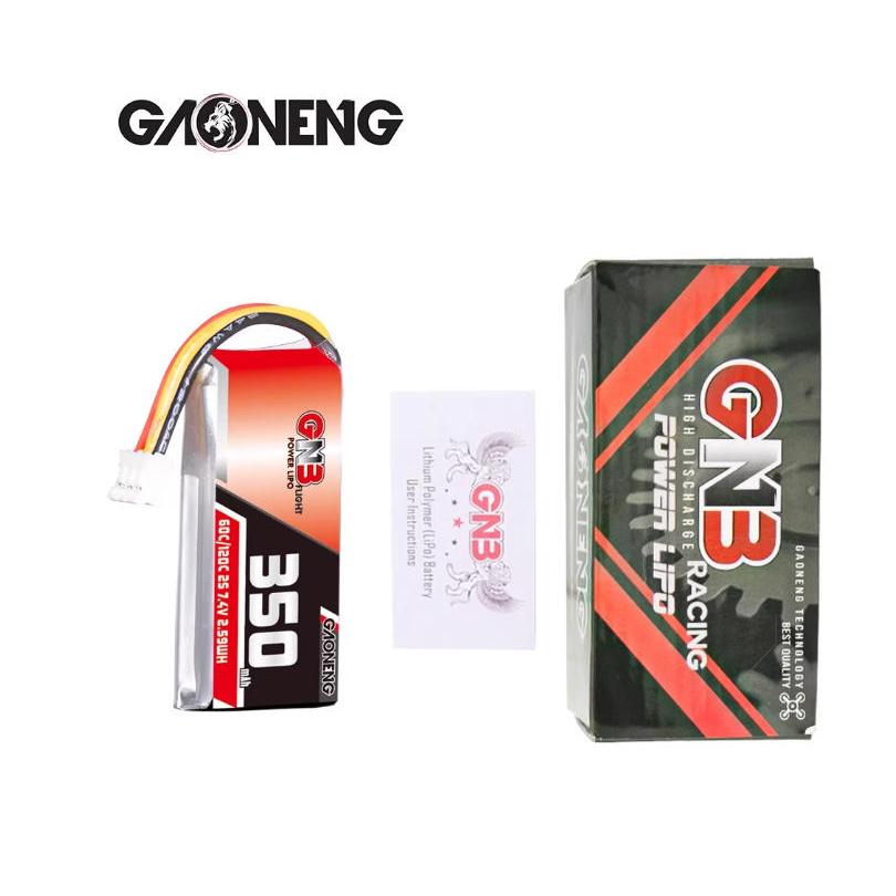GAONENG 350MAH 2S 7.4V 70C แบตเตอรี่ Lipo สําหรับ RC1/28 ล้อหลังไดรฟ์ drifting mini รถ