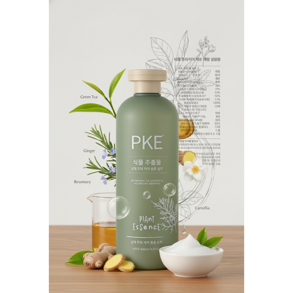 PKER（PKE） Dầu gội Pinkangyou Shampoo Anti-off Oil Control Fluffy Anti-Dandruff Cream สําหรับผู้ชายและผู้หญิงแบรนด์ดังของแท้ร้านเรือธงอย่างเป็นทางการ PKE - รูปที่ 4