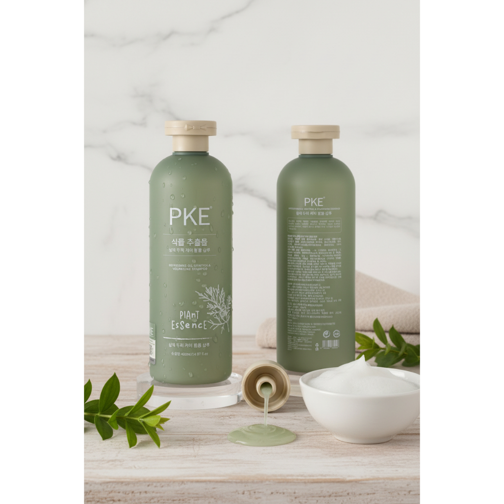 PKER（PKE） Dầu gội Pinkangyou Shampoo Anti-off Oil Control Fluffy Anti-Dandruff Cream สําหรับผู้ชายและผู้หญิงแบรนด์ดังของแท้ร้านเรือธงอย่างเป็นทางการ PKE - รูปที่ 3