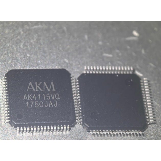 ของแท้ 1 ชิ้นนําเข้า AK4115, AK4115VQ, QFP-64 ยิงได้โดยตรง! Tta12 AK4115, AK4115VQ โดยตรง!