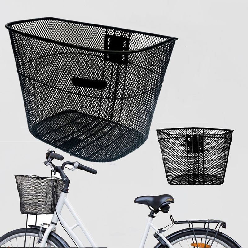 [DB] ตะกร้าจักรยาน ตะกร้าหน้า หนาพิเศษ 34x26x25cm Bicycle basket TH