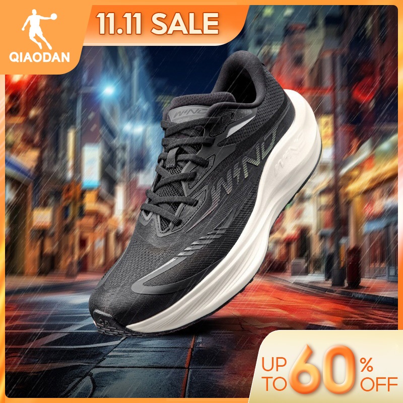 Qiaodan WIND 3.5TR รองเท้าวิ่งผู้ชายฤดูหนาวการฝึกอบรม Shock ดูดซับ Anti-Slip Rebound QDB023254297