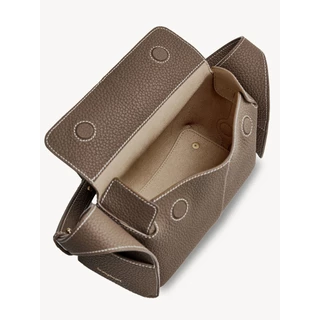 Songmont Mini Drippy Roof Bag กระเป๋าสะพายไหล่ Full-Grain Cow Leather Sling Bag Women