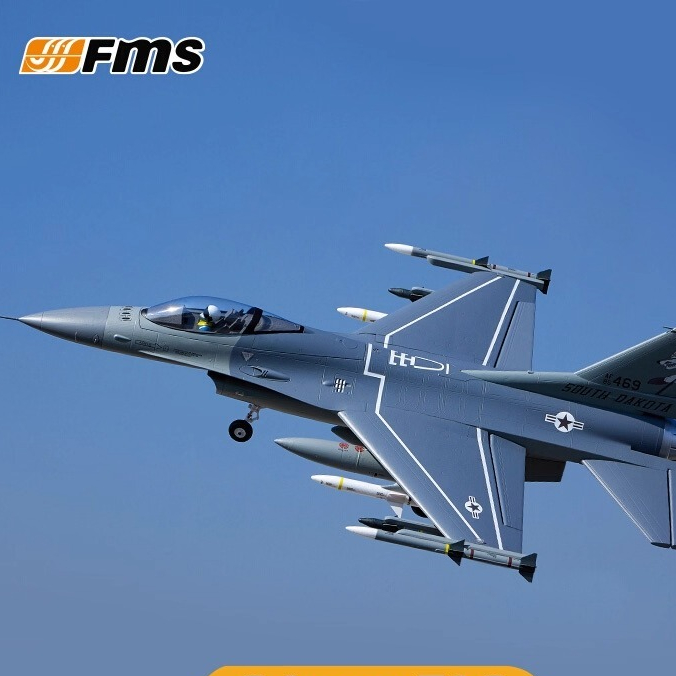 FMS 64mm Handao F16 F-16 Like Real Fixed Wing Model Aircraft Fighter