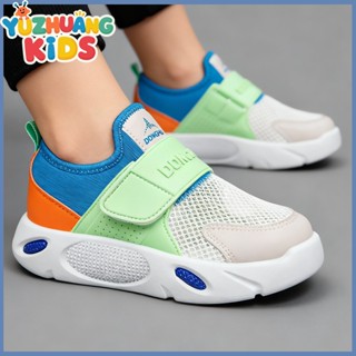 [กรุงเทพฯ จัดส่ง]4-13 ปี เด็กรองเท้าผ้าใบตาข่ายระบายอากาศรอง…
