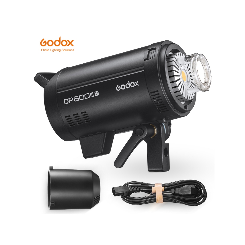 Godox DP600III-V ในตัว 2.4G ไร้สาย X ระบบสตูดิโอ Strobe Flash Light สําหรับการถ่ายภาพแสง