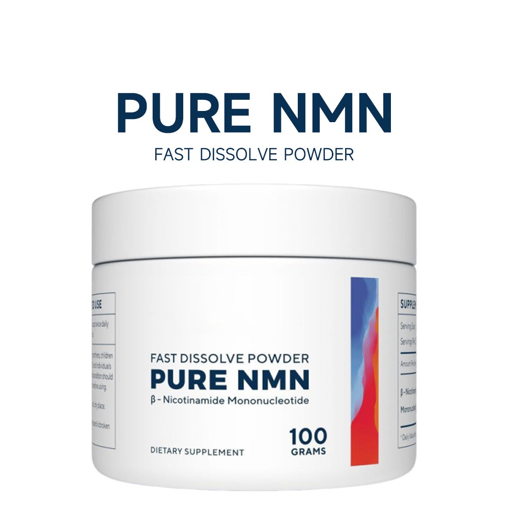 ผงกึ่งสําเร็จรูป NMN บริสุทธิ์ 100g β-Nicotinamide Mononucleotide ผลิตภัณฑ์เสริมอาหาร